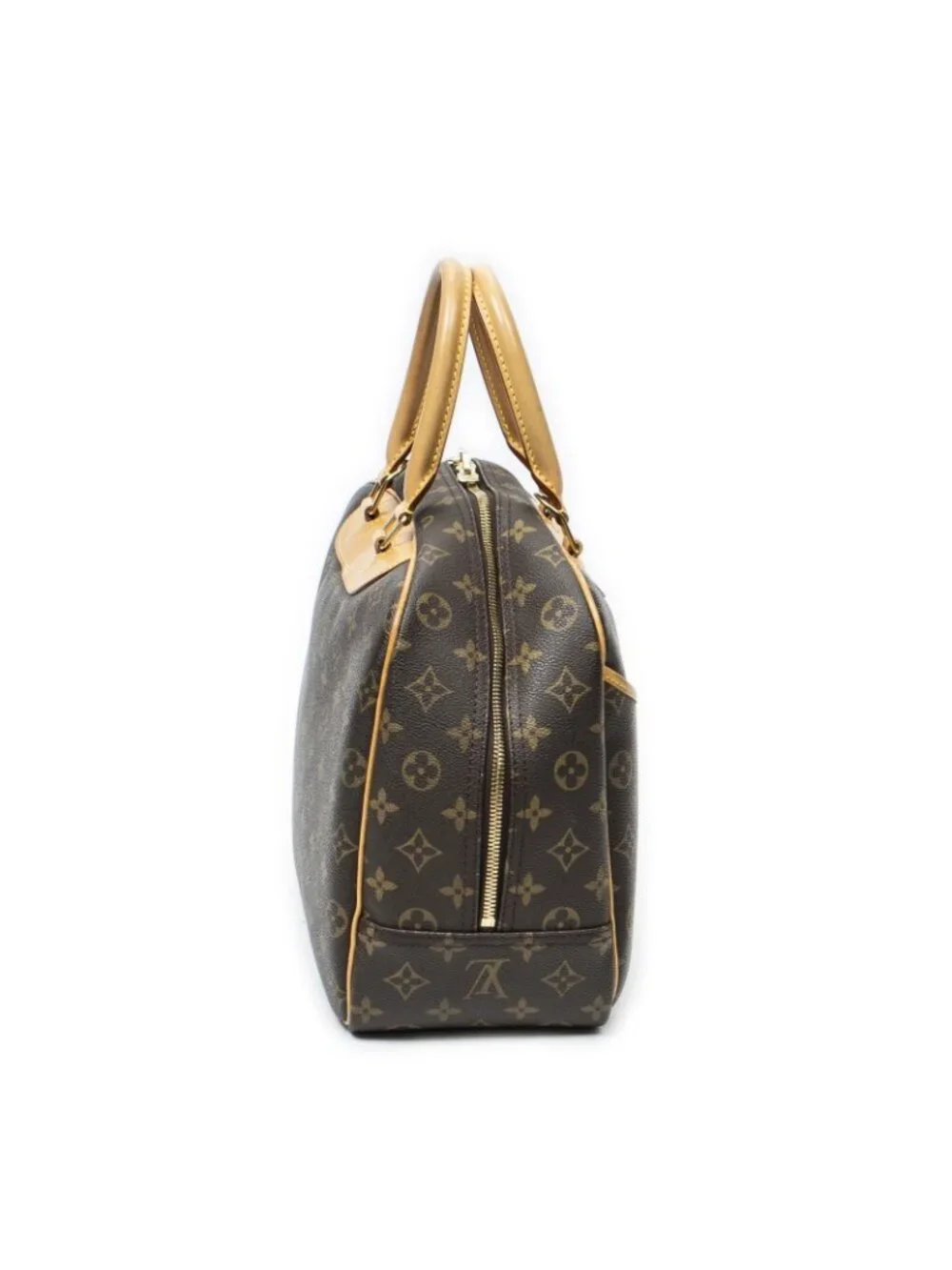 Louis Vuitton Deauville Brown Monogram Canvas Handbag - Picture 4 of 10